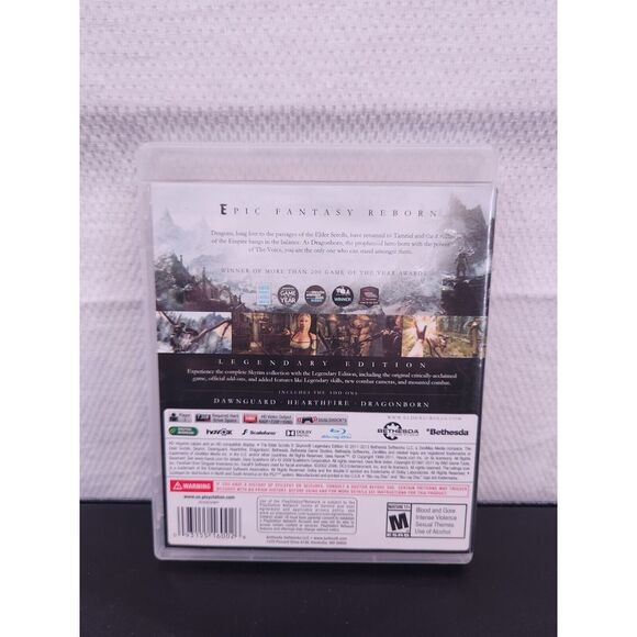 THE ELDER SCROLLS V: SKYRIM LEGENDARY ED. - GR. HITS GAME FOR PS3 PLAYSTATION 3 - Picture 3 of 3